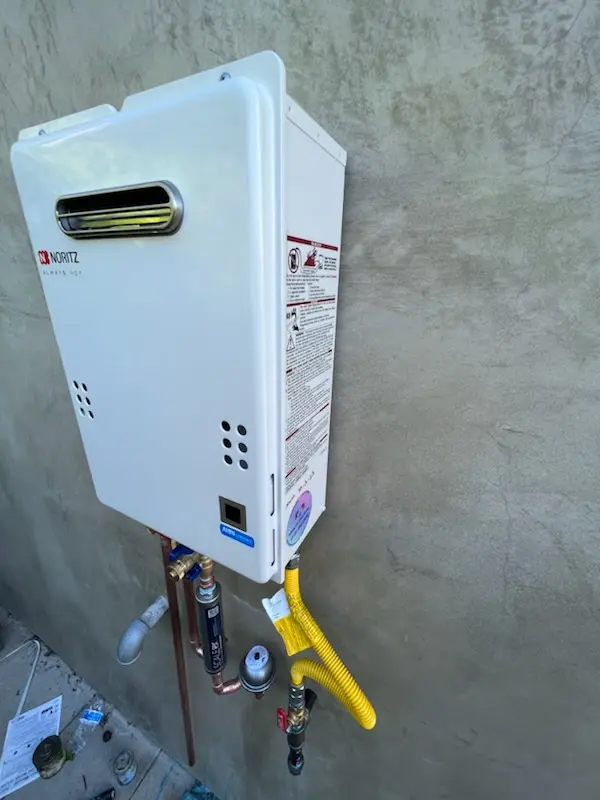 Tankless water heater installation for Beachdale homes