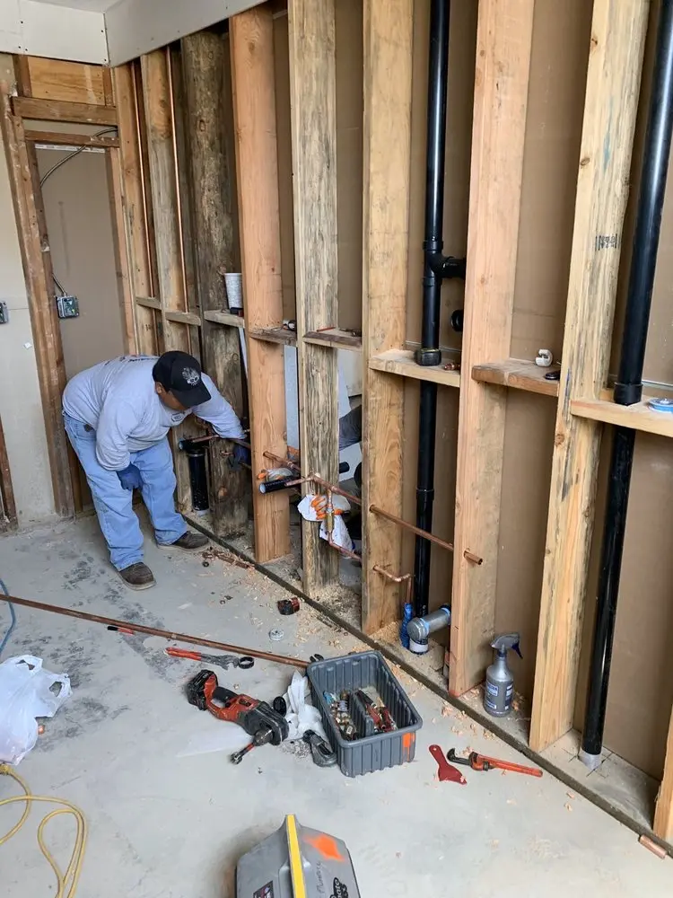 Commercial rough-in plumbing for Gas Line Repair in Beachdale